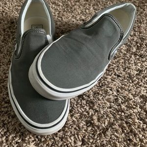 Gray Slip on Vans